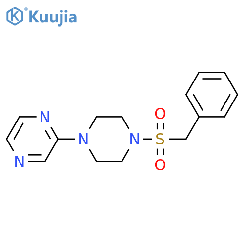 2-(4-phenylmethanesulfonylpiperazin-1-yl)pyrazine structure