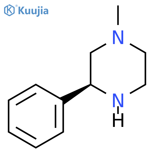 (3S)-1-methyl-3-phenylpiperazine structure
