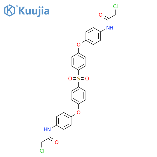 N,N'-Sulfonylbis(4,1-phenyleneoxy-4,1-phenylene)bis(2-chloroacetamide) structure