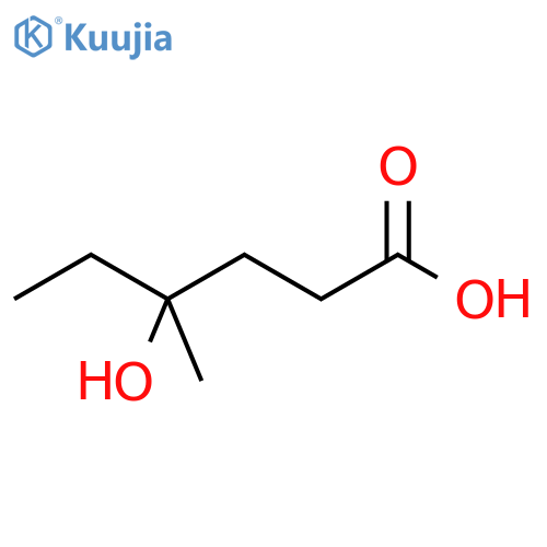 4-Hydroxy-4-methylhexanoic acid structure
