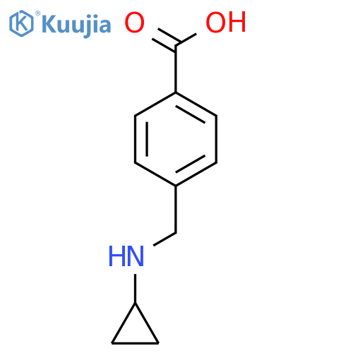 4-(cyclopropylamino)methylbenzoic acid structure