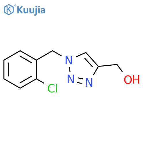 {1-(2-chlorophenyl)methyl-1H-1,2,3-triazol-4-yl}methanol structure