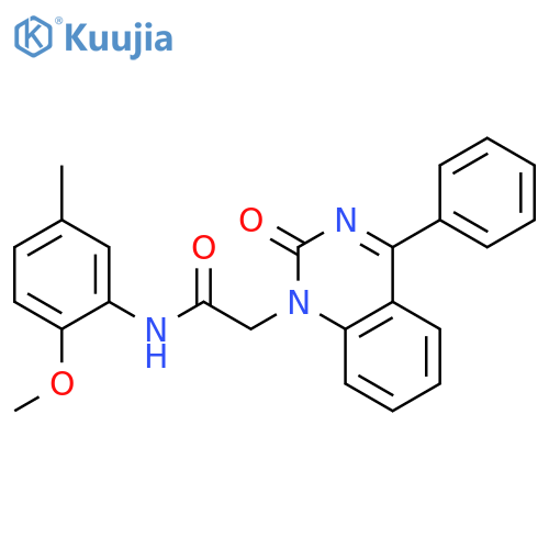 N-(2-methoxy-5-methylphenyl)-2-(2-oxo-4-phenyl-1,2-dihydroquinazolin-1-yl)acetamide structure