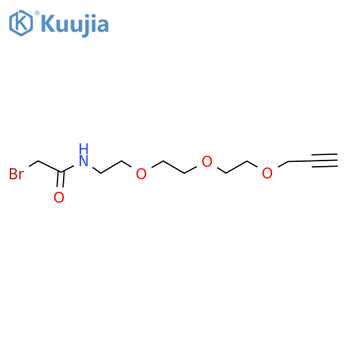 Bromoacetamide-PEG3-propargyl structure