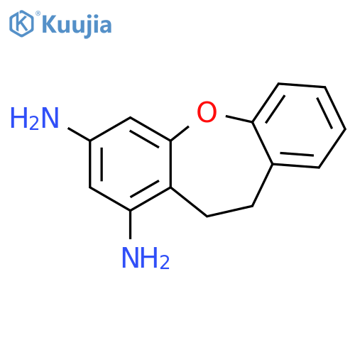 10,11-Dihydro-dibenzo[b,f]oxepine-1,3-diamine structure