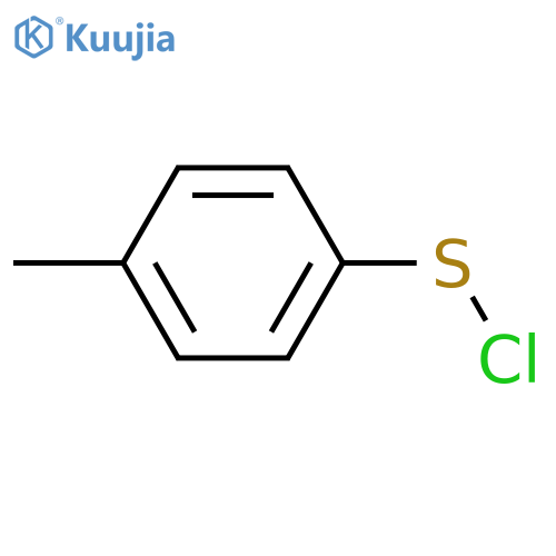 Hypochlorothioous acid,4-methylphenyl ester structure