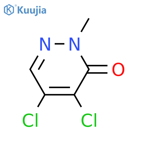 4,5-dichloro-2-methyl-2,3-dihydropyridazin-3-one structure