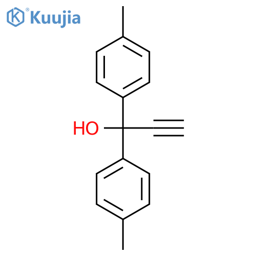 1,1-Di-p-tolyl-2-propyne-1-ol structure