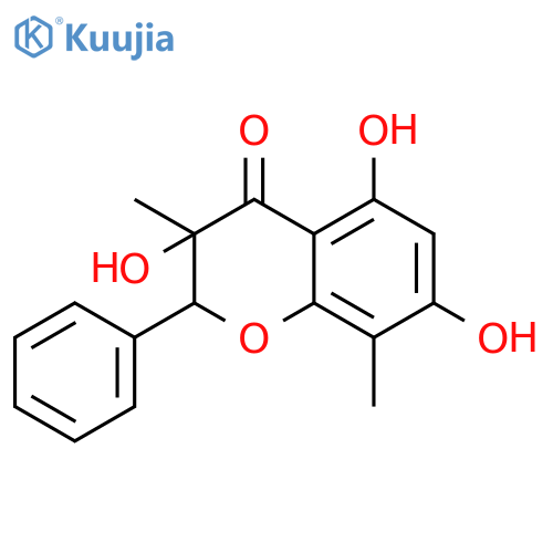 3,5,7-trihydroxy-3,8-dimethylflavone structure