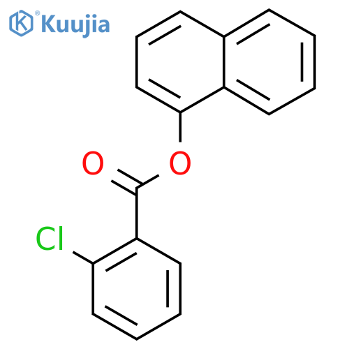 Naphthalen-1-yl 2-chlorobenzoate structure