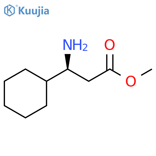 methyl (3S)-3-amino-3-cyclohexylpropanoate structure