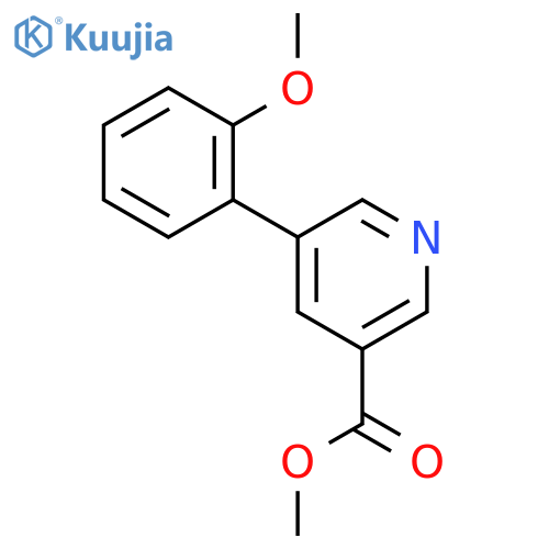 Methyl 5-(2-methoxyphenyl)nicotinate structure
