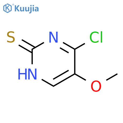 4-chloro-5-methoxypyrimidine-2-thiol structure