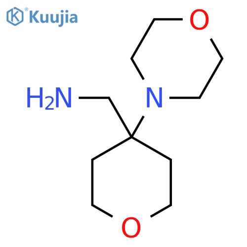 1-[4-(morpholin-4-yl)oxan-4-yl]methanamine structure