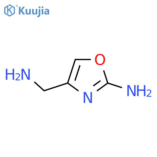 2-Amino-4-(aminomethyl)oxazole structure