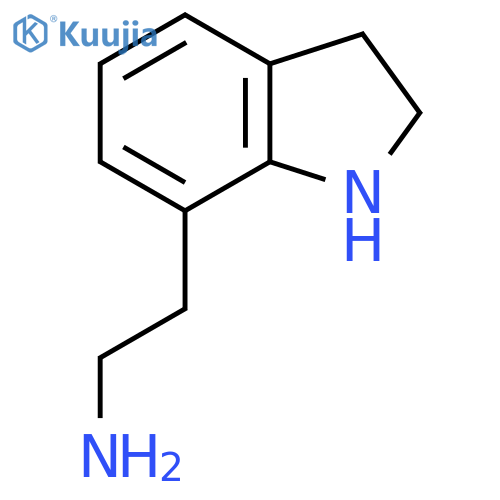 2-(2,3-dihydro-1H-indol-7-yl)ethanamine structure