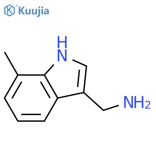 (7-Methyl-1H-indol-3-yl)methanamine structure