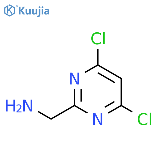 4,6-DICHLORO-2-(AMINOMETHYL)PYRIMIDINE structure