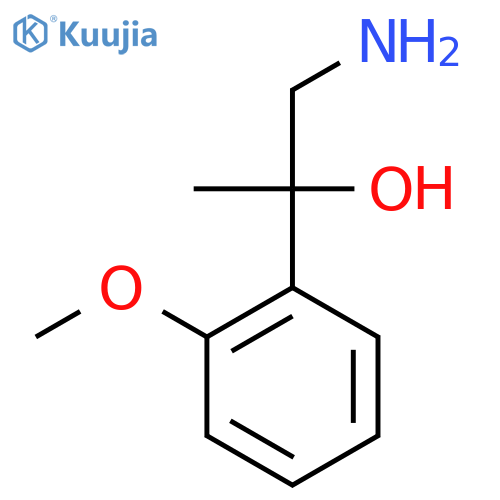 1-Amino-2-(2-methoxyphenyl)propan-2-ol structure