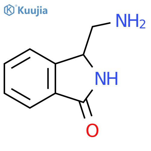 1H-Isoindol-1-one, 3-(aminomethyl)-2,3-dihydro- structure