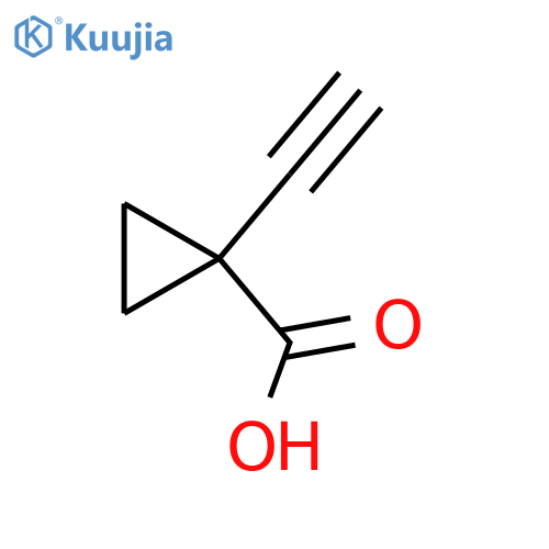 1-ethynylcyclopropane-1-carboxylic acid structure