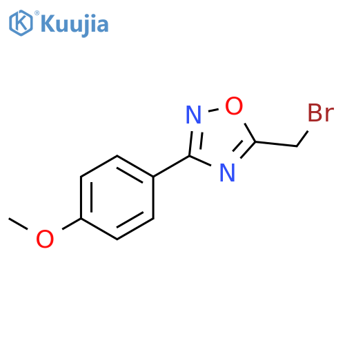 5-(Bromomethyl)-3-(4-methoxyphenyl)-1,2,4-oxadiazole structure