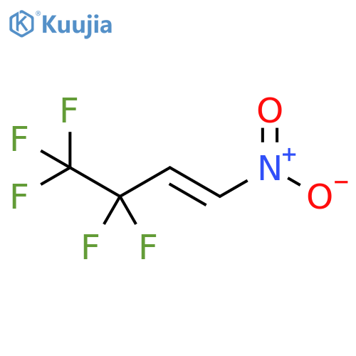 (1E)-3,3,4,4,4-pentafluoro-1-nitrobut-1-ene structure