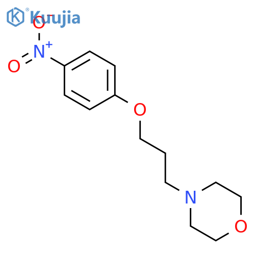 Morpholine, 4-[3-(4-nitrophenoxy)propyl]- structure