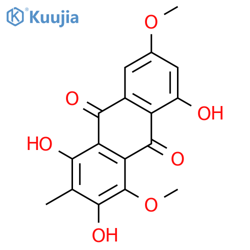 4,7-Di-Me ether-1,3,4,5,7-Pentahydroxy-2-methylanthraquinone structure