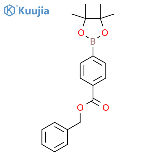 Benzyl 4-(4,4,5,5-tetramethyl-1,3,2-dioxaborolan-2-YL)benzoate structure