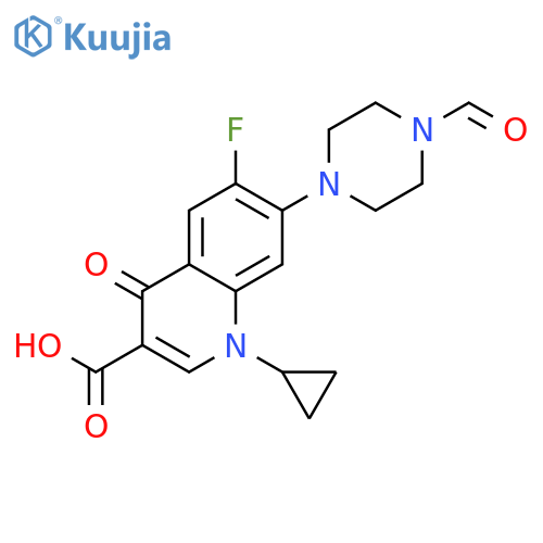 Formyl Ciprofloxacin structure