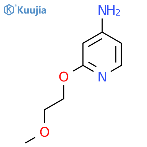 2-(2-Methoxyethoxy)pyridin-4-amine structure