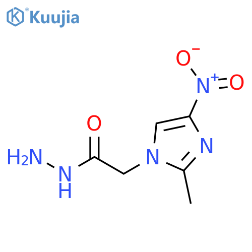2-(2-methyl-4-nitro-1H-imidazol-1-yl)acetohydrazide structure