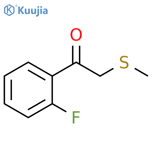 Ethanone, 1-(2-fluorophenyl)-2-(methylthio)- structure
