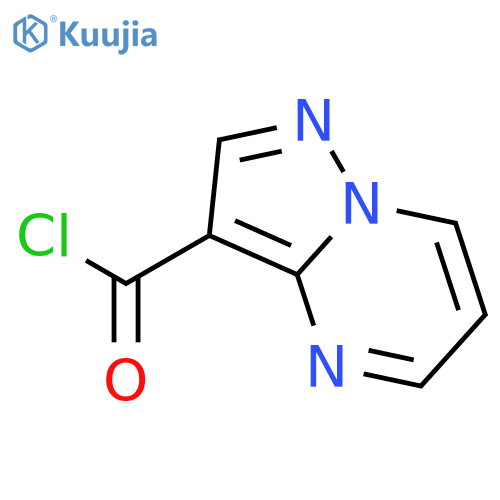 pyrazolo1,5-apyrimidine-3-carbonyl chloride structure