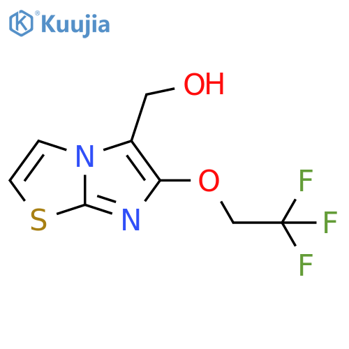 Imidazo[2,1-b]thiazole-5-methanol, 6-(2,2,2-trifluoroethoxy)- structure