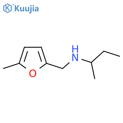 (butan-2-yl)(5-methylfuran-2-yl)methylamine structure