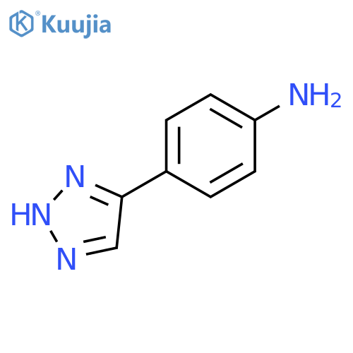 4-(2H-1,2,3-triazol-4-yl)aniline structure
