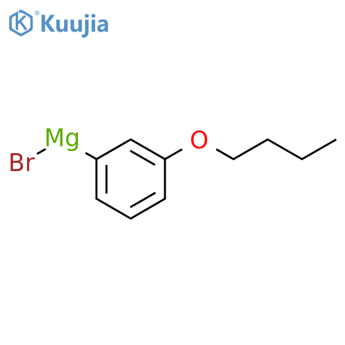 3-n-Butyloxyphenylmagnesium bromide, 0.5M 2-MeTHF structure