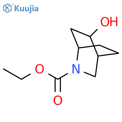 2-Azabicyclo[2.2.2]octane-2-carboxylic acid, 5-hydroxy-, ethyl ester structure