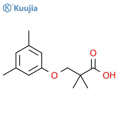 3-(3,5-Dimethylphenoxy)-2,2-dimethylpropionic acid structure