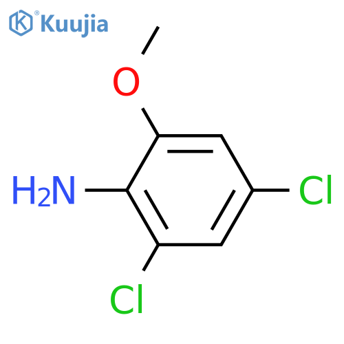 2,4-Dichloro-6-methoxyaniline structure