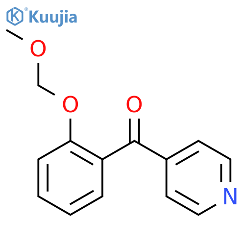 2-(Methoxymethoxy)phenyl(pyridin-4-yl)methanone structure