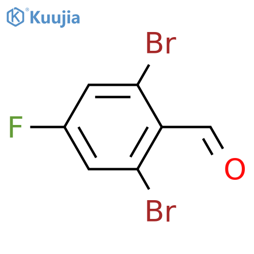 2,6-dibromo-4-fluoro-benzaldehyde structure