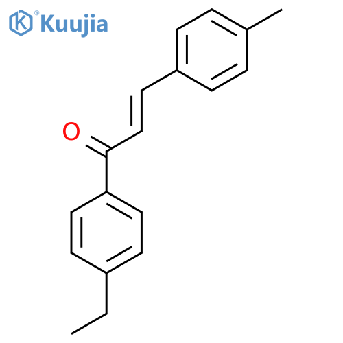 (2E)-1-(4-Ethylphenyl)-3-(4-methylphenyl)prop-2-en-1-one structure