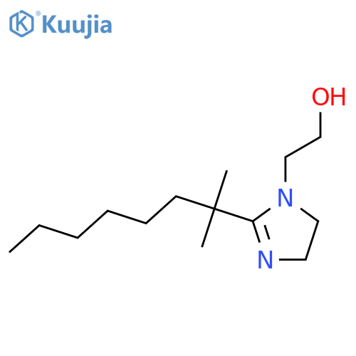 1H-Imidazole-1-ethanol,2-(dimethylheptyl)-4,5-dihydro- (9CI) structure