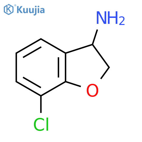 7-Chloro-2,3-dihydrobenzofuran-3-amine structure