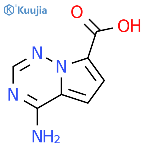4-aminopyrrolo[2,1-f][1,2,4]triazine-7-carboxylic acid structure