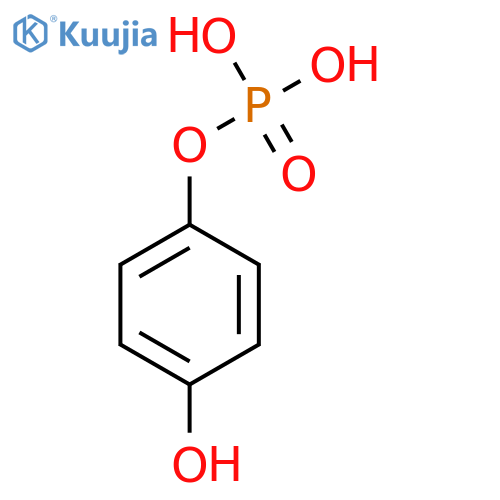 4-Hydroxyphenyl dihydrogen phosphate structure