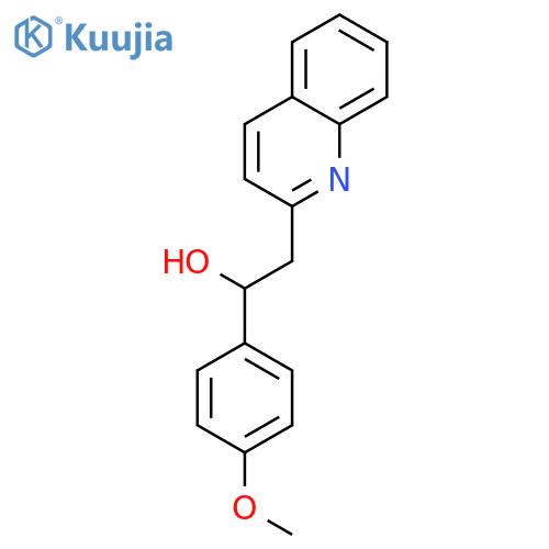 1-(4-Methoxyphenyl)-2-quinolin-2-yl ethanol structure